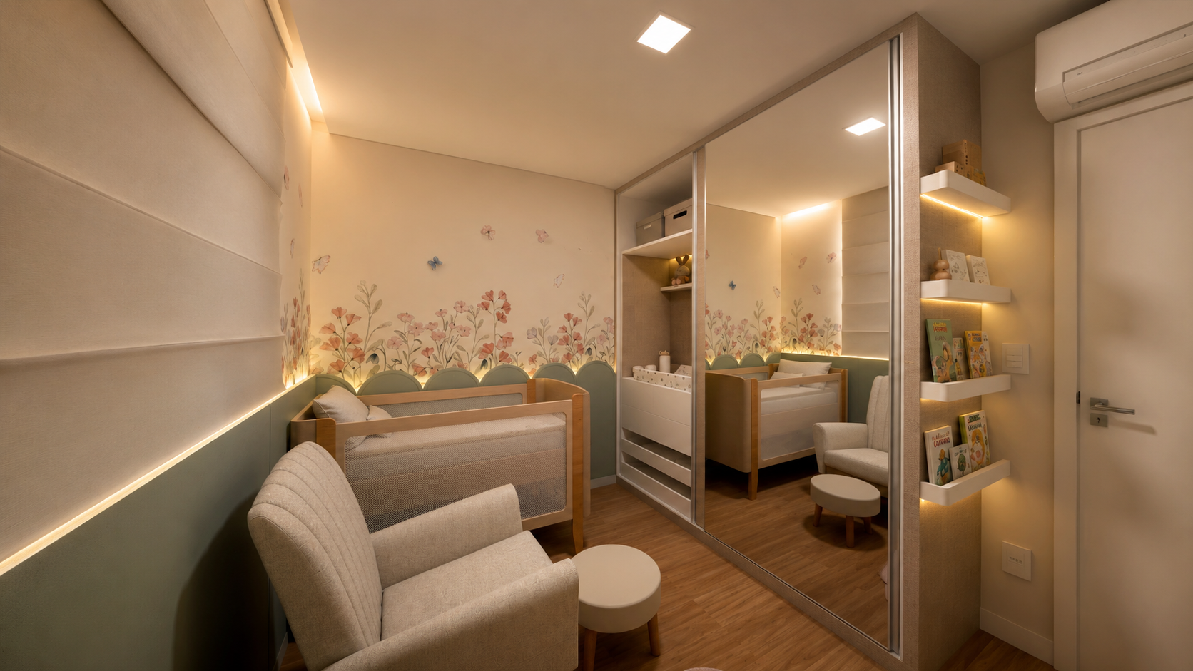Quarto Refúgio do Bebê — Interiores