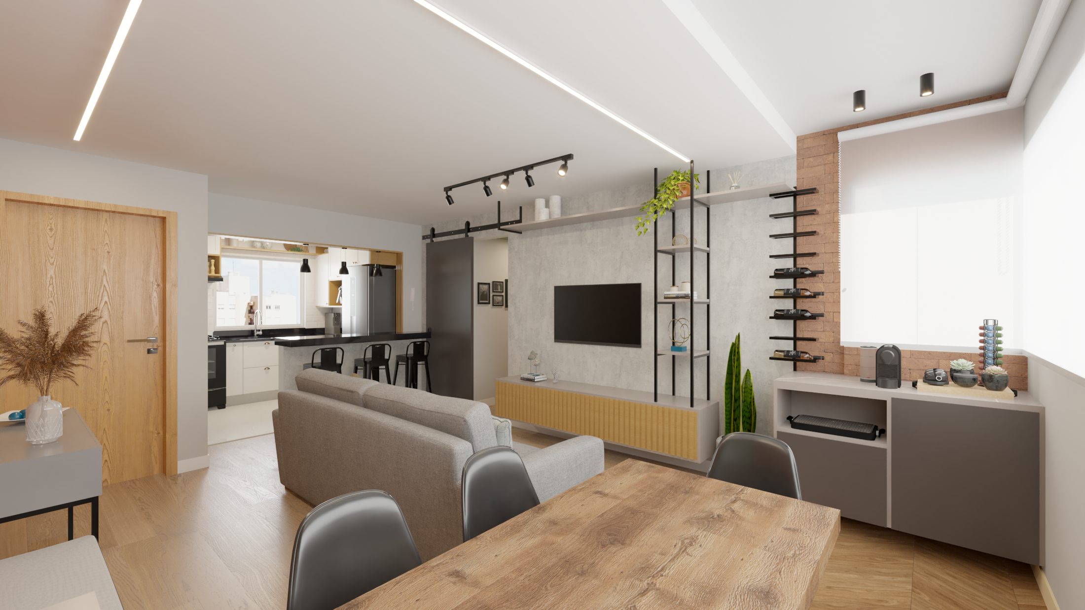 Apartamento Essência Urbana — Interiores